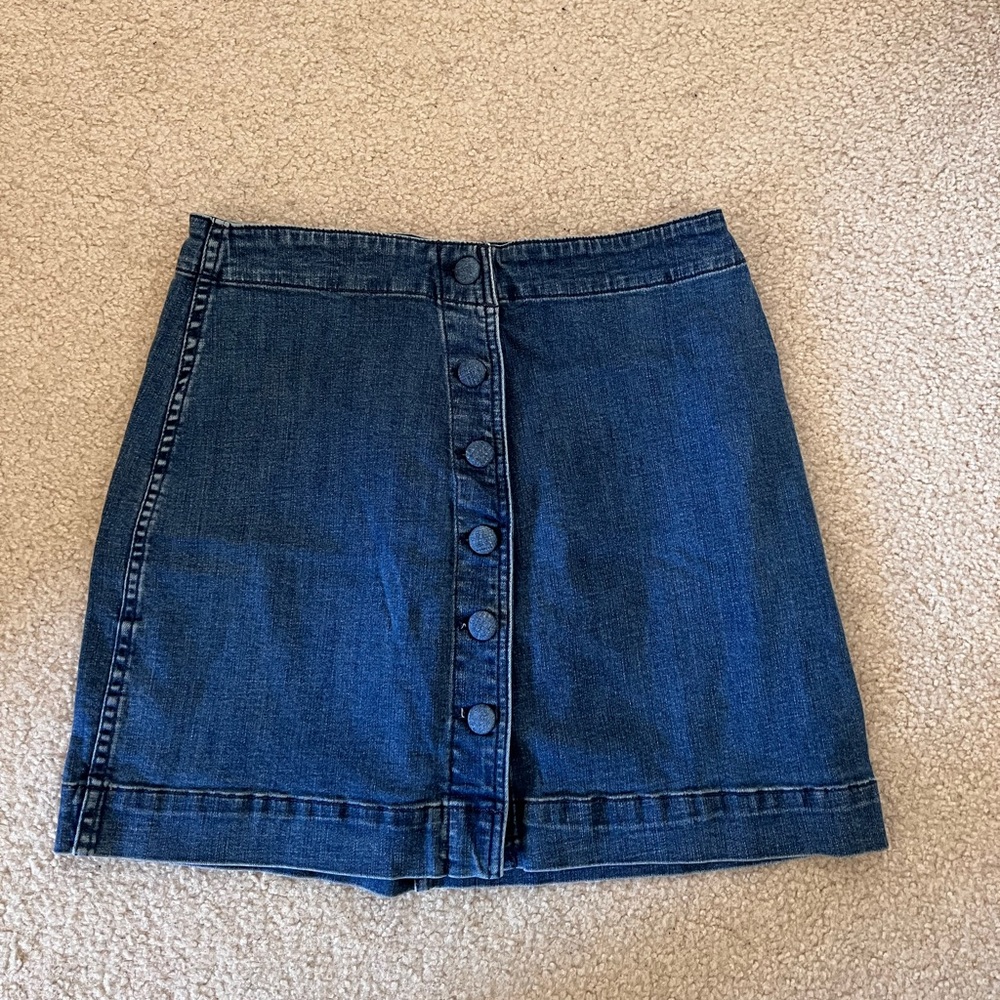 Madewell denim skirt